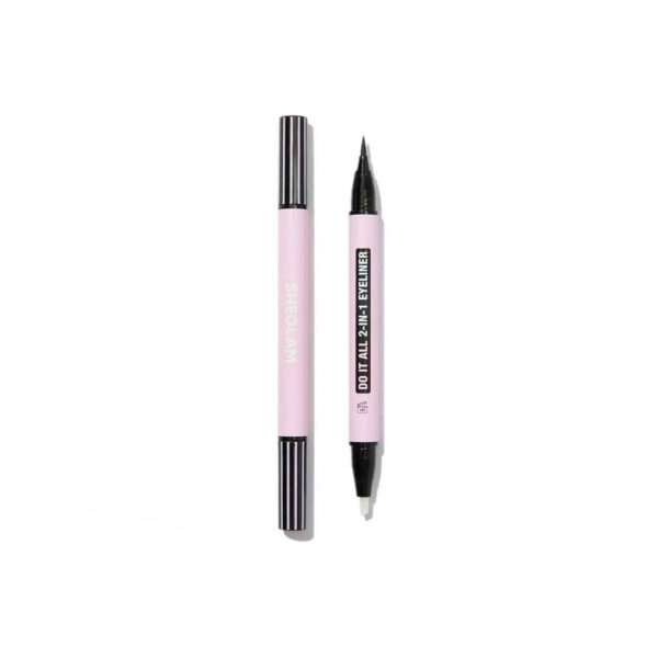 خط چشم ماژیکی مشکی دو سر شیگلم|Sheglam do it all 2-in-1 eyeliner