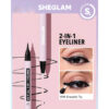 خط چشم ماژیکی مشکی دو سر شیگلم|Sheglam do it all 2-in-1 eyeliner