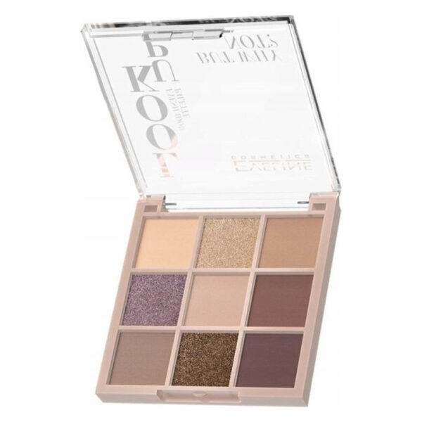 پالت سایه چشم 9تایی رنگbut why notاولاین|Eveline Cosmetics Look Up but why not? eyeshadow palette