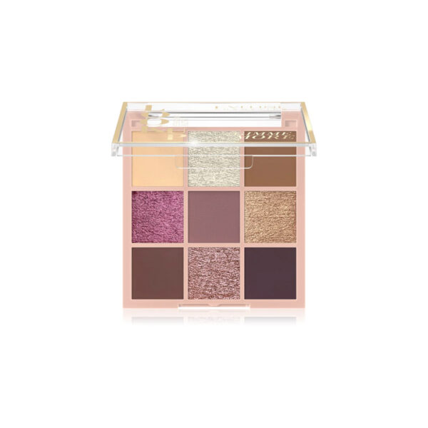 پالت سایه چشم 9تایی رنگgimme more اولاین|Eveline Cosmetics Look Up Gimme More eyeshadow palette