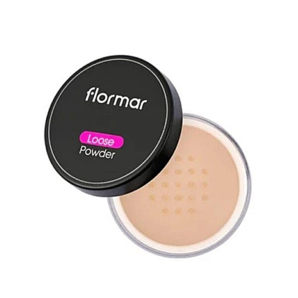 پودر فیکس رنگ 003 Medium sandفلورمار |flormar loose powder color is Medium sand003