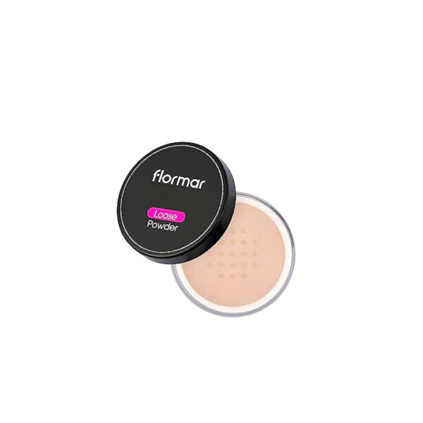پودر فیکس رنگ001 Pale sandفلورمار |flormar loose powder color is Pale sand001