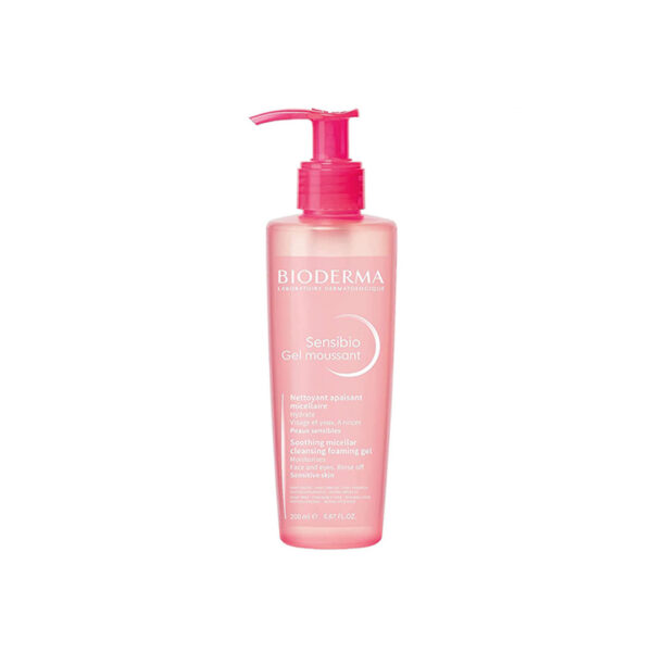 ژل شوینده با آبرسانی بالا  مناسب پوست خشک بایودرما |bioderma gel moussant nettoyant apaisant micellaire