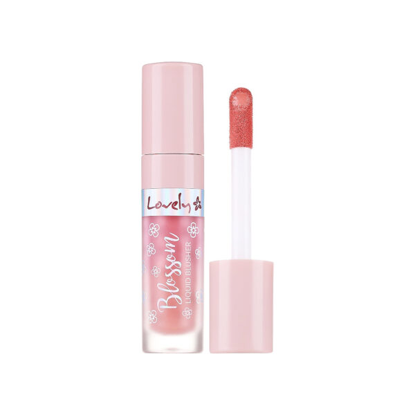 رژگونه مایع پکیج جدید لاولی|lovely blossom liquid blush new package