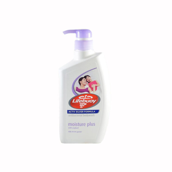 شامپو بدن شامپو بدن آنتی باکتریال رطوبت رسان و مرطوب کننده لایف بوی|Lifebuoy activ silver formula antibacterial bodywash moisture plus