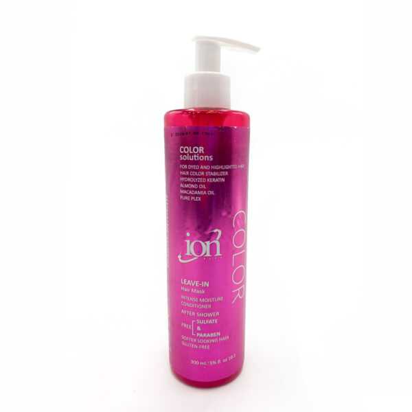 ماسک مو بدون آبکشی color آیون پلکس| ion plex color solution leave in hair mask