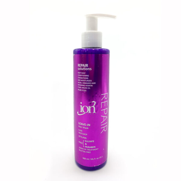 ماسک مو ترمیم کننده بدون آبکشی repair آیون پلکس| ion plex repair solution leave in hair mask