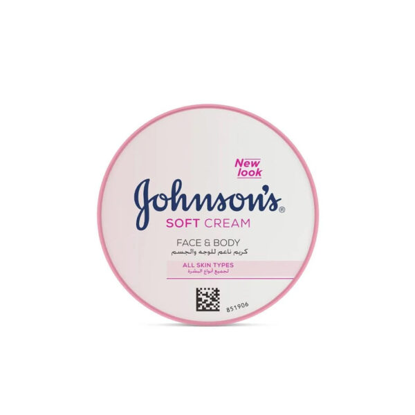کرم نرم کننده صورت و بدن جانسون |johnson soft cream face and body