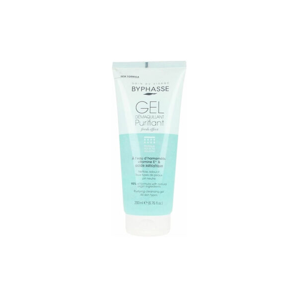 ژل شستشو حاوی ویتامین E بایفاس |Byphasse gel purifiant fresh effect