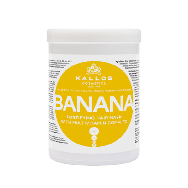 ماسک موی تقویت کننده موز کالوس |Kallos cosmetics banana fortifying hair mask