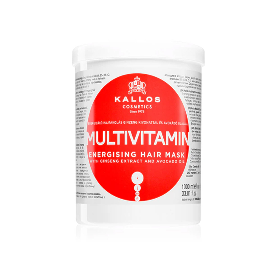 ماسک موی انرژیزا و مولتیویتامین کالوس|Kallos cosmetics multivitamin energising hair mask