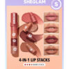 رژلب چهارطبقه شیگلم |Sheglam mega lip stacks