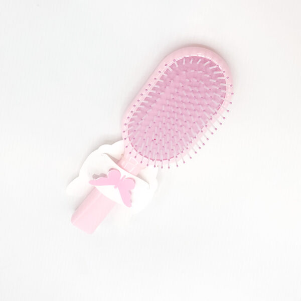 شانه صورتی دندانه پلاستیکی ساخت چین |Plastic pink tooth comb made in China