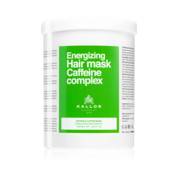 ماسک موی انرژی‌زا حاوی کمپلکس کافئین کالوس|Kallos cosmetics energizing hair mask caffeine complex
