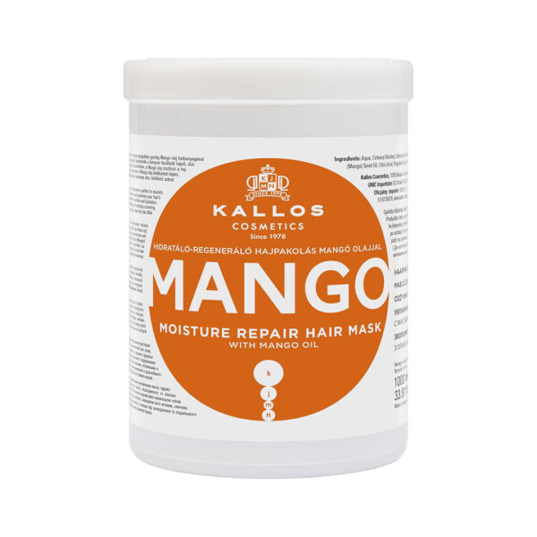 ماسک موی ترمیم کننده رطوبت انبه کالوس |kallos cosmetics mango moisture repair hair mask