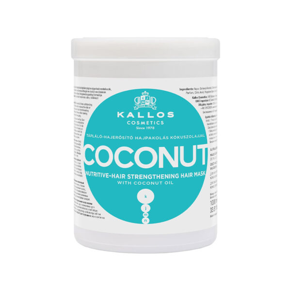 ماسک موی تقویت کننده موی مغذی نارگیل کالوس |kallos cosmetics coconut nutritive hair strengthening hair mask