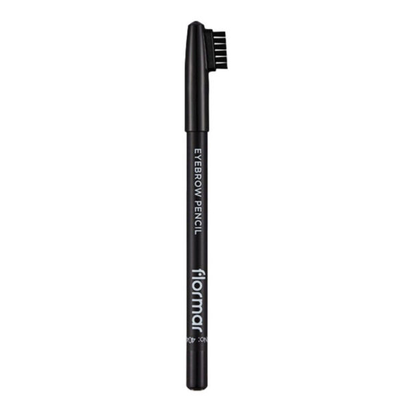 مداد ابرو رنگ مشکی فلورمار|Flormar eyebrow pencil 404 black