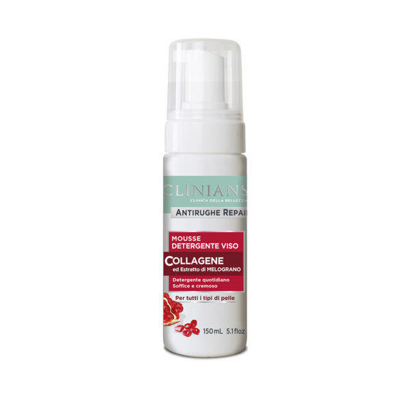 موس پاک کننده ضد جوش صورت انار کلینیانس|Clinians antirughe repair mousse detergente viso