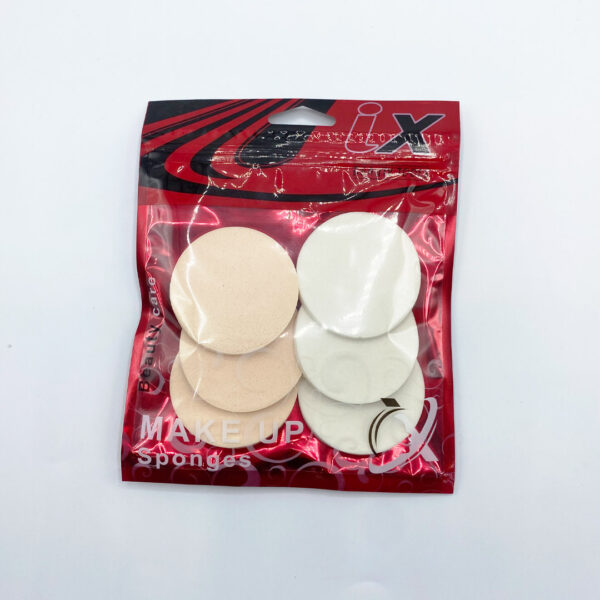 پک 6عددی پنکک آی ایکس |IX beauty tools make up sponges Pack of 6