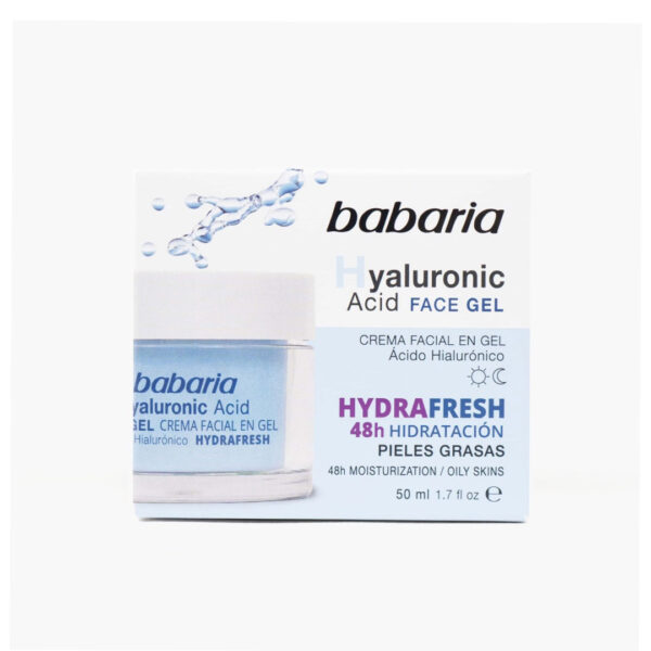 ژل صورت هیالورونیک اسید باباریا |Babaria hyaluronic acid face gel 48h