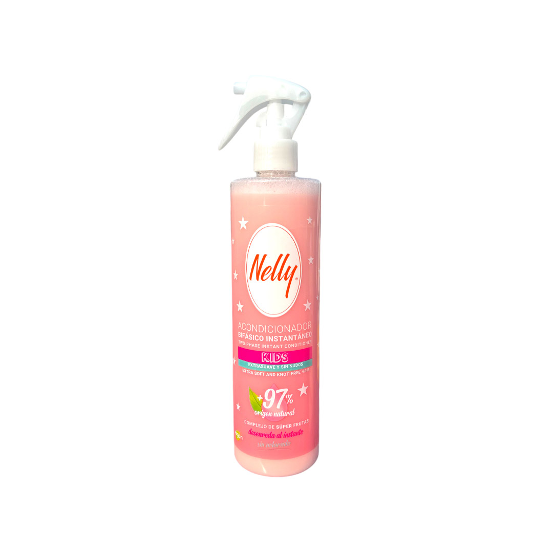 اسپری نرم کننده دوفاز برای داشتن موهای بدون گره کودک نلی |Nelly acondicionador two phase instant conditioner