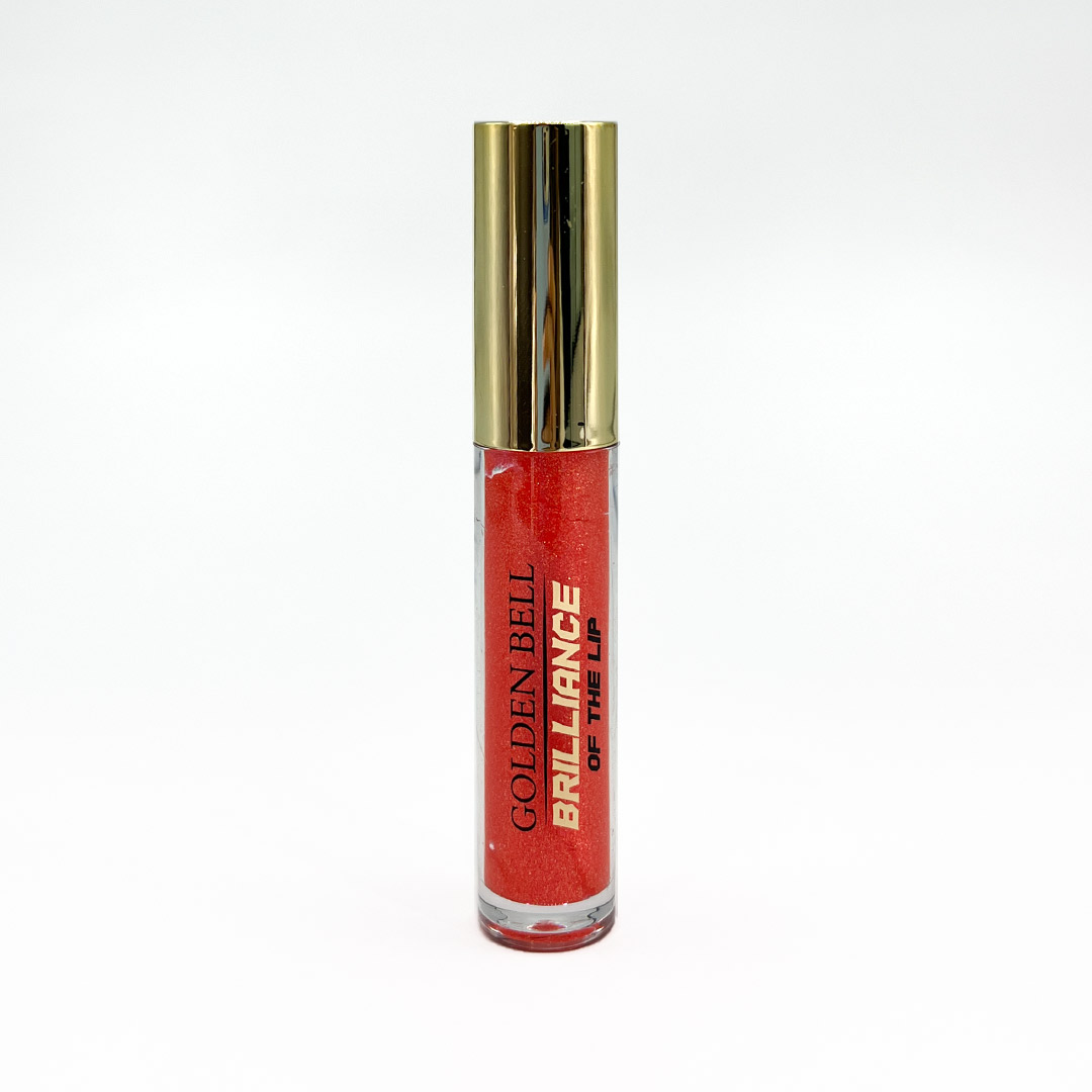 لیپ گلاس شاین رنگ g767 گلدن بل | Golden bell shiny liquid lipgloss color is g767