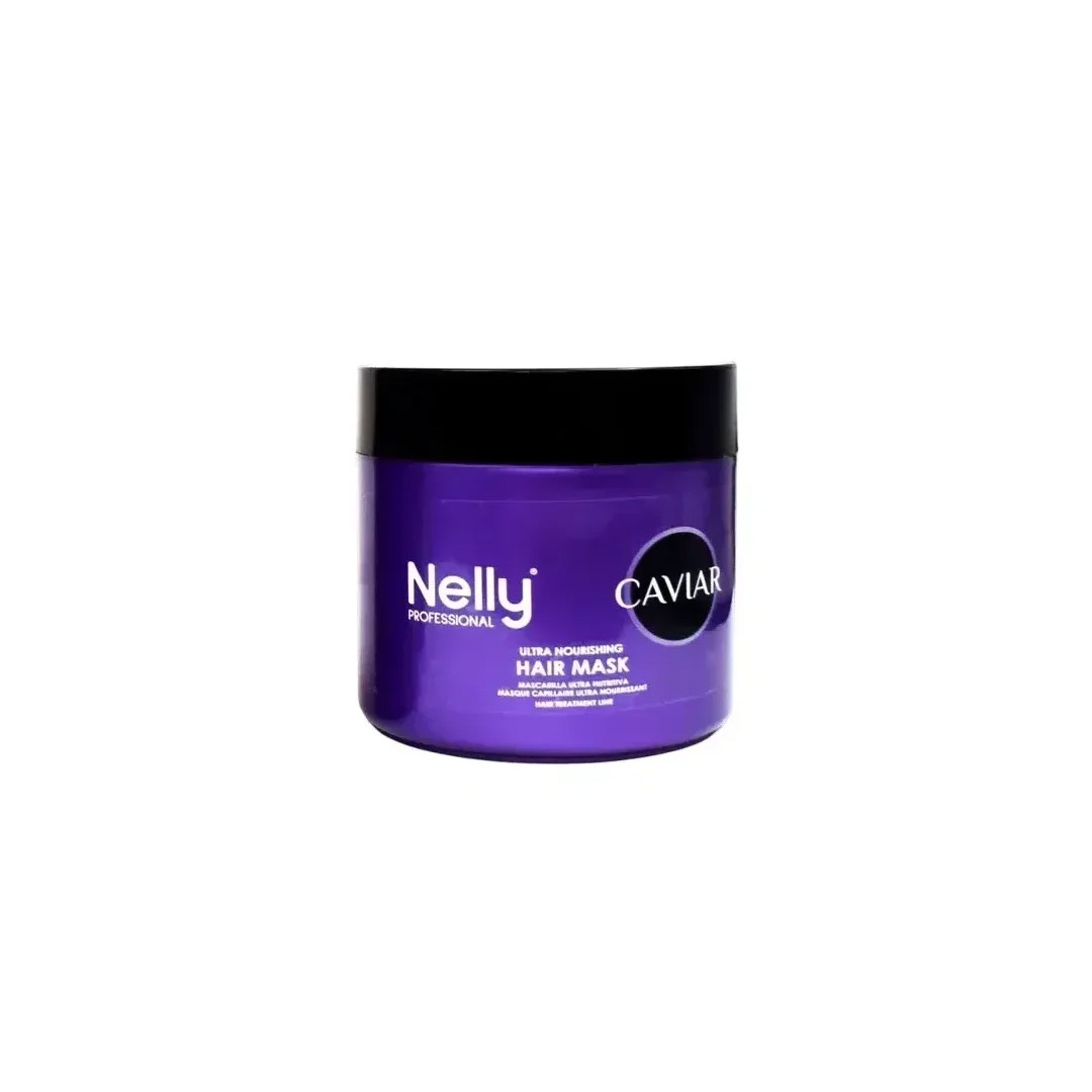 ماسک مو مناسب موهای خشک و آسیب دیده خاویار نلی |Nelly professional hair mask ultra nourishing