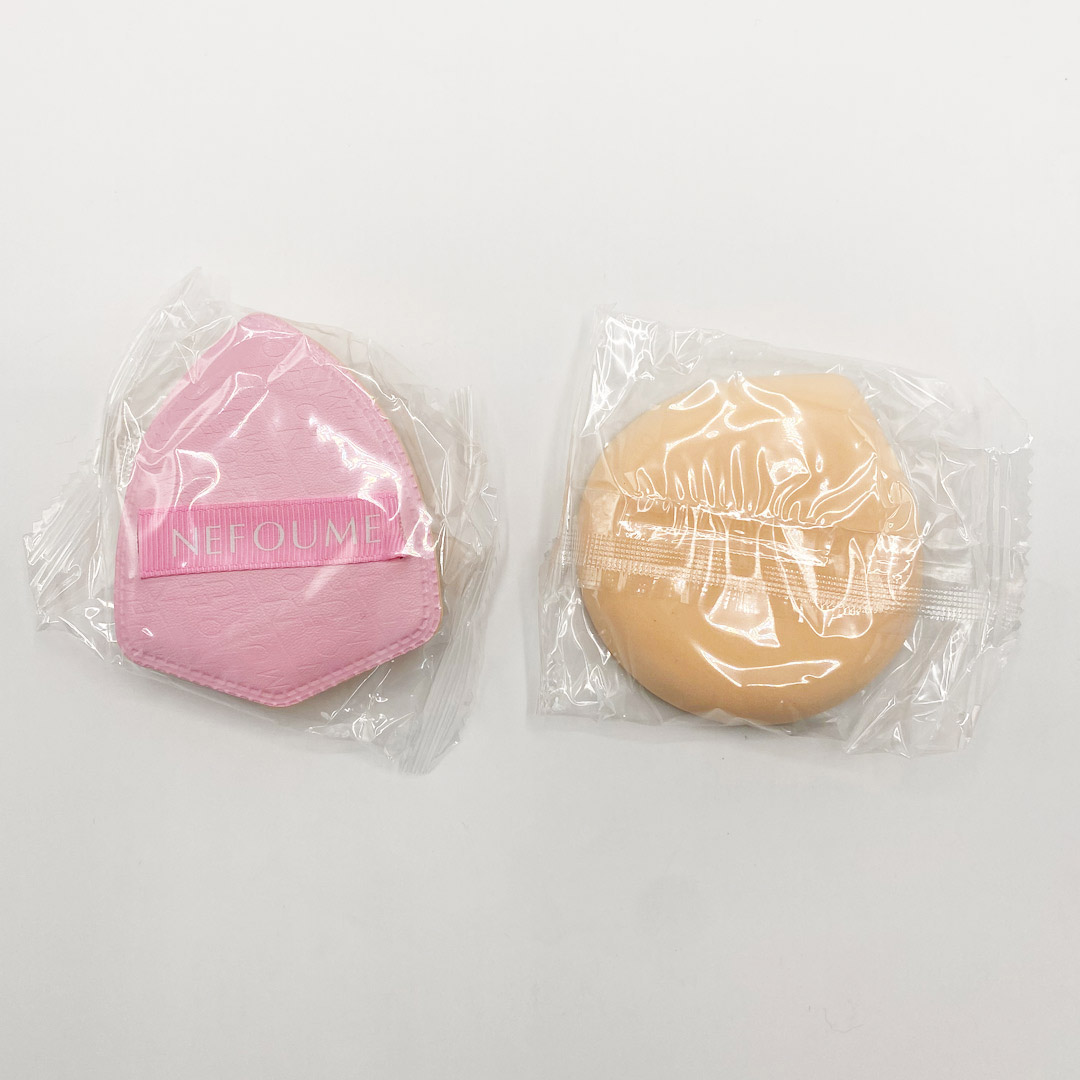 پد مثلثی مارشمالو رنگ کرم با طرح چرم صورتی ساخت چین|Cream-colored marshmallow triangular pad with pink leather design, made in China